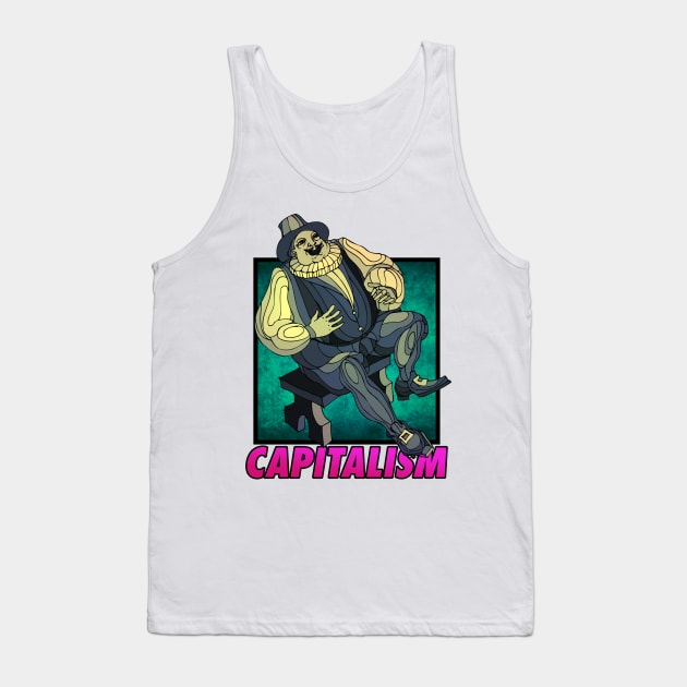 CAPITALISM Tank Top by theanomalius_merch